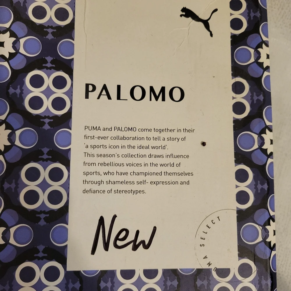 Puma palomo mens size 9 new Navy and Red High-Top Sneakers - Picture 9 of 11